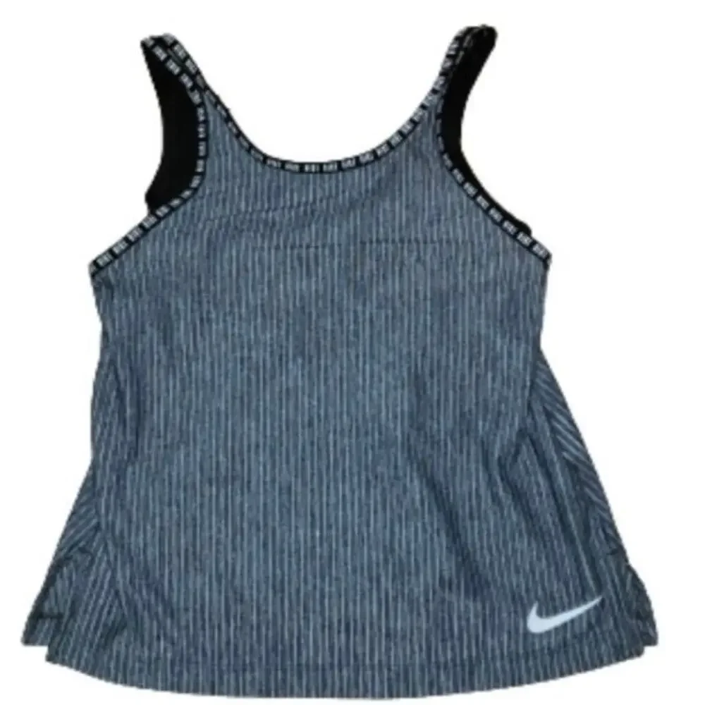 Nike Girl's MD 2-In-1 Dri-Fit Training Tank Top